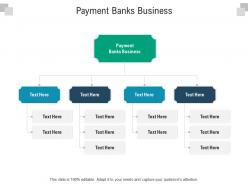 Payment banks business ppt powerpoint presentation outline clipart cpb