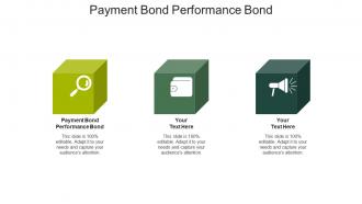 Payment bond performance bond ppt powerpoint presentation slides graphics example cpb