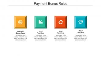 Payment bonus rules ppt powerpoint presentation infographic template example file cpb