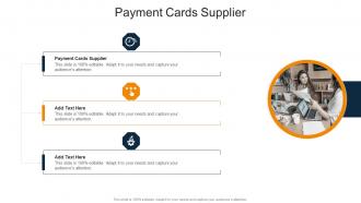 Payment Cards Supplier In Powerpoint And Google Slides Cpb