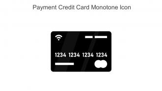 Payment Credit Card Monotone Icon In Powerpoint Pptx Png And Editable Eps Format