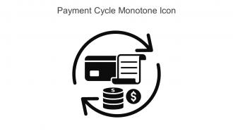 Payment Cycle Monotone Icon In Powerpoint Pptx Png And Editable Eps Format