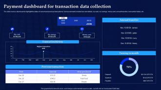 Payment Dashboard For Transaction Data Collection