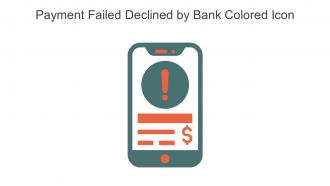 Payment Failed Declined By Bank Colored Icon In Powerpoint Pptx Png And Editable Eps Format