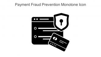 Payment Fraud Prevention Monotone Icon In Powerpoint Pptx Png And Editable Eps Format
