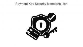 Payment Key Security Monotone Icon In Powerpoint Pptx Png And Editable Eps Format