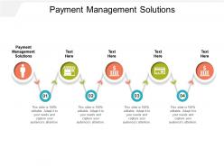 Payment management solutions ppt powerpoint presentation summary influencers cpb