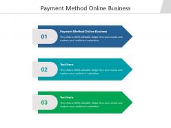 Payment method online business ppt powerpoint presentation show objects cpb