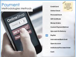 Payment methodologies methods purchase ppt powerpoint presentation slide portrait