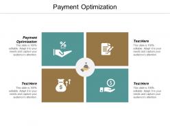 Payment optimization ppt powerpoint presentation infographics backgrounds cpb
