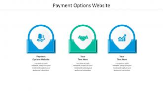 Payment options website ppt powerpoint presentation infographics graphics tutorials cpb