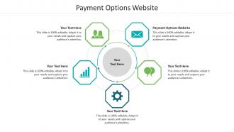 Payment options website ppt powerpoint presentation summary maker cpb