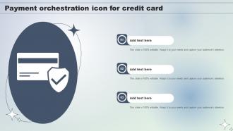 Payment Orchestration Icon For Credit Card