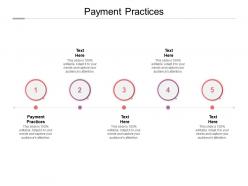 Payment practices ppt powerpoint presentation summary influencers cpb