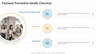 Payment Preventive Health Checkup In Powerpoint And Google Slides Cpb