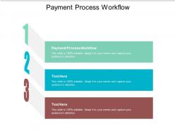 Payment process workflow ppt powerpoint presentation infographic template slideshow cpb
