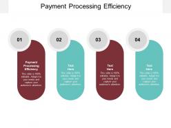 Payment processing efficiency ppt powerpoint presentation ideas grid cpb