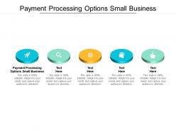 Payment processing options small business ppt powerpoint presentation icon format cpb