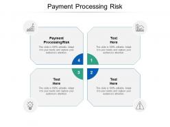 Payment processing risk ppt powerpoint presentation slides microsoft cpb