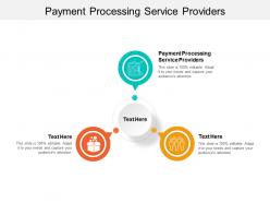 Payment processing service providers ppt powerpoint presentation file show cpb