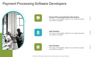 Payment Processing Software Developers In Powerpoint And Google Slides Cpb