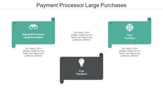 Payment processor large purchases ppt powerpoint presentation file maker cpb