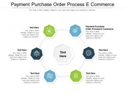 Payment purchase order process e commerce ppt powerpoint presentation layouts design ideas cpb