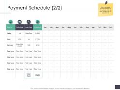 Payment schedule payment business analysi overview ppt microsoft