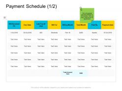 Payment Schedule Payment Company Management Ppt Pictures