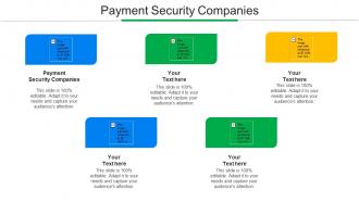 Payment Security Companies Ppt Powerpoint Presentation Show Background Designs Cpb