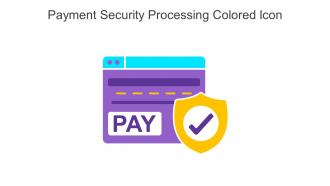 Payment Security Processing Colored Icon In Powerpoint Pptx Png And Editable Eps Format
