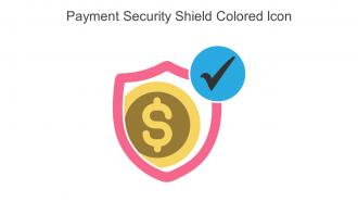 Payment Security Shield Colored Icon In Powerpoint Pptx Png And Editable Eps Format