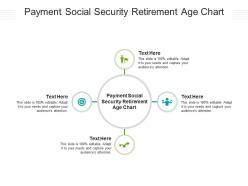 Payment social security retirement age chart ppt powerpoint presentation infographic cpb