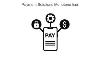 Payment Solutions Monotone Icon In Powerpoint Pptx Png And Editable Eps Format
