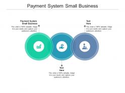 Payment system small business ppt powerpoint presentation icon influencers cpb
