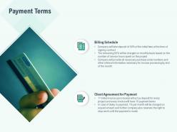 Payment Terms Client Agreement Ppt Powerpoint Presentation Pictures