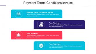 Payment Terms Conditions Invoice Ppt Powerpoint Presentation Professional Pictures Cpb