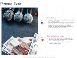 Payment Terms Initial Ppt Powerpoint Presentation Gallery Guide