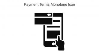 Payment Terms Monotone Icon In Powerpoint Pptx Png And Editable Eps Format