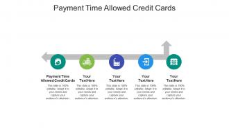 Payment time allowed credit cards ppt powerpoint presentation tips cpb