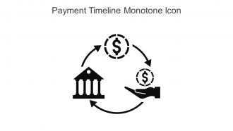 Payment Timeline Monotone Icon In Powerpoint Pptx Png And Editable Eps Format