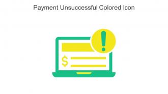 Payment Unsuccessful Colored Icon In Powerpoint Pptx Png And Editable Eps Format