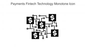Payments Fintech Technology Monotone Icon In Powerpoint Pptx Png And Editable Eps Format
