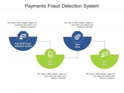 Payments fraud detection system ppt powerpoint presentation portfolio maker cpb