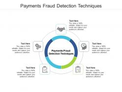 Payments fraud detection techniques ppt powerpoint presentation shapes cpb