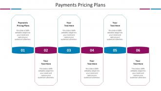 Payments Pricing Plans Ppt Powerpoint Presentation Portfolio Inspiration Cpb