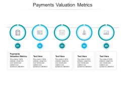 Payments valuation metrics ppt powerpoint presentation inspiration graphics cpb