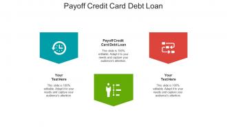 Payoff credit card debt loan ppt powerpoint presentation icon skills cpb