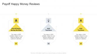 Payoff Happy Money Reviews In Powerpoint And Google Slides Cpb