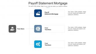 Payoff statement mortgage ppt powerpoint presentation file influencers cpb